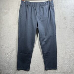 Rails Julian Faded Blue Pants Men's XL Drawstring Blue/Gray Pull On Chino